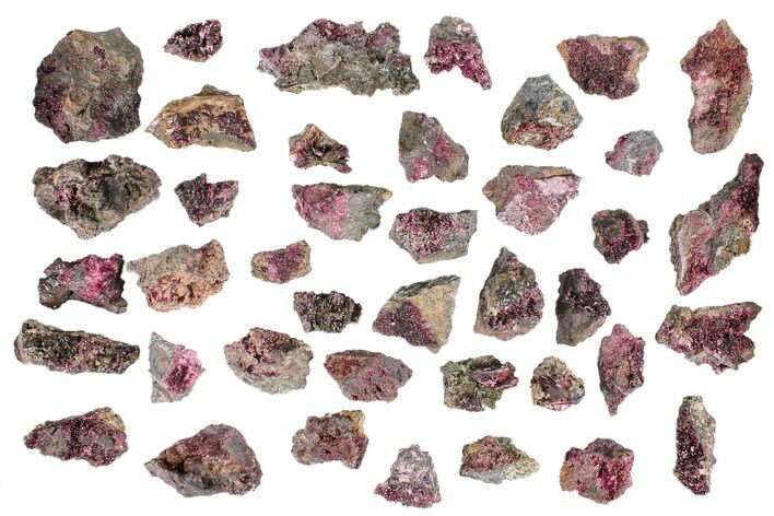 Lot: Erythrite Crystal Specimens - Morocco #104250